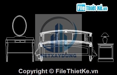 File thiết kế Bản vẽ autocad các loại mẫu giường ngủ
